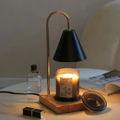 Modern blue & black aromatherapy melting lamp bedroom decor