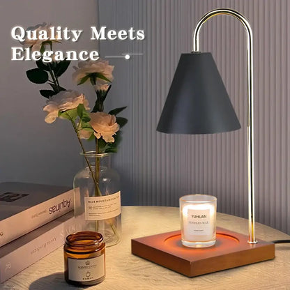 Modern blue & black aromatherapy melting lamp bedroom decor