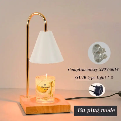 Modern blue & black aromatherapy melting lamp bedroom decor