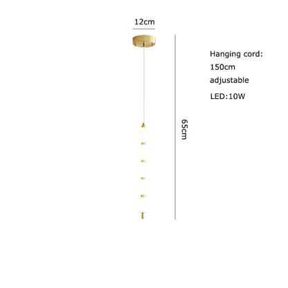 Art deco led glass pingpong pendant light dining room white orbs