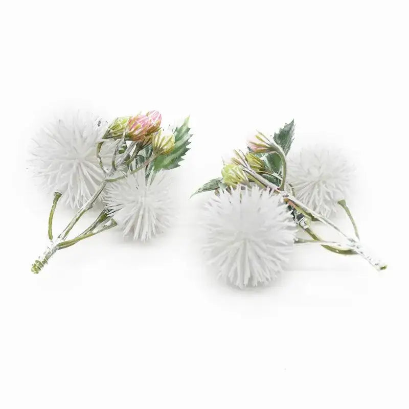 Vibrant thistle artificial grass plants – living room floral decor