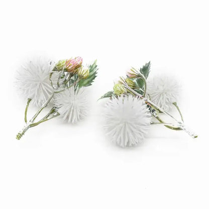 Vibrant thistle artificial grass plants – living room floral decor