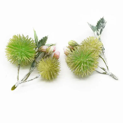 Vibrant thistle artificial grass plants – living room floral decor