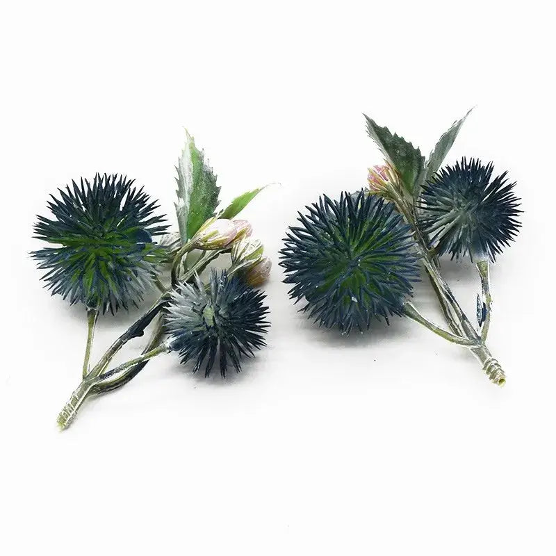 Vibrant thistle artificial grass plants – living room floral decor