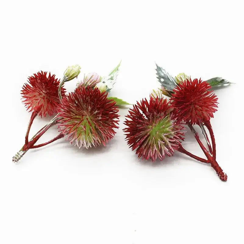 Vibrant thistle artificial grass plants – living room floral decor