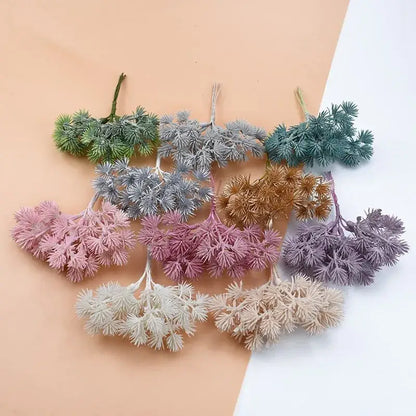 Pastel artificial gypsophila plants living room pine clusters