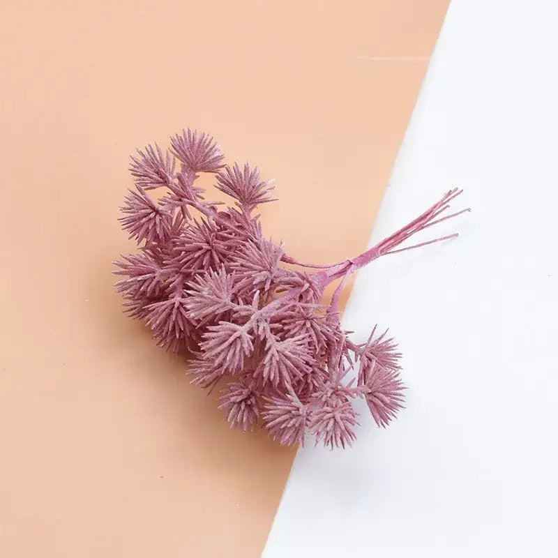 Pastel artificial gypsophila plants living room pine clusters