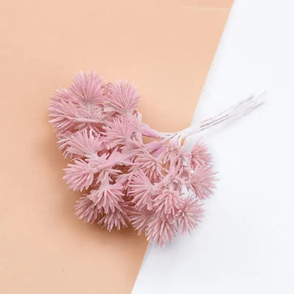 Pastel artificial gypsophila plants living room pine clusters
