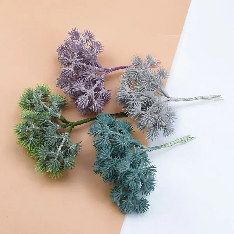 Pastel artificial gypsophila plants living room pine clusters