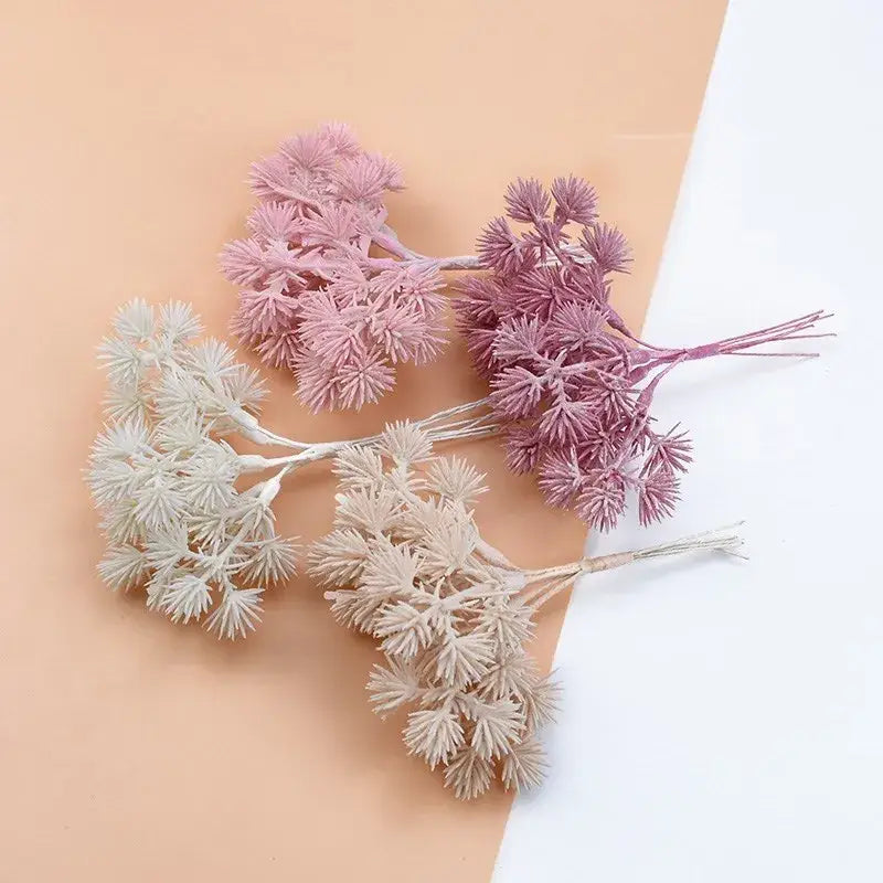 Pastel artificial gypsophila plants living room pine clusters