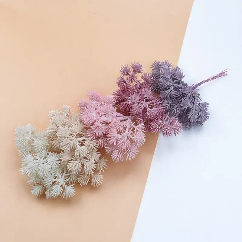 Pastel artificial gypsophila plants living room pine clusters