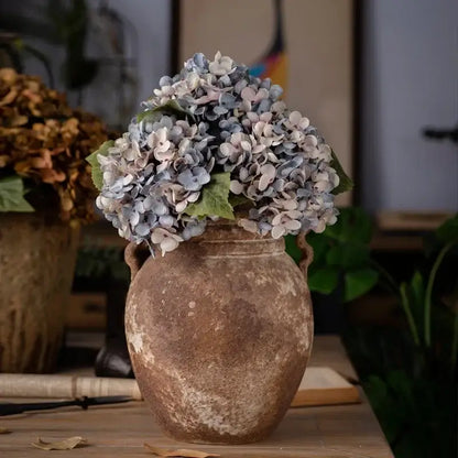Pink & purple hydrangea silk flower arrangement wedding decor shop