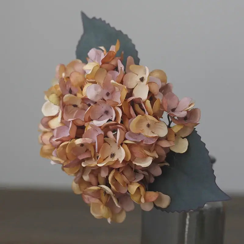 Pink & purple hydrangea silk flower arrangement wedding decor shop