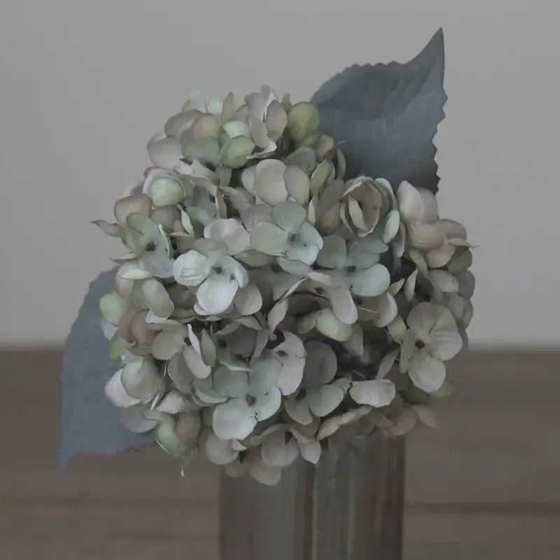 Pink & purple hydrangea silk flower arrangement wedding decor shop