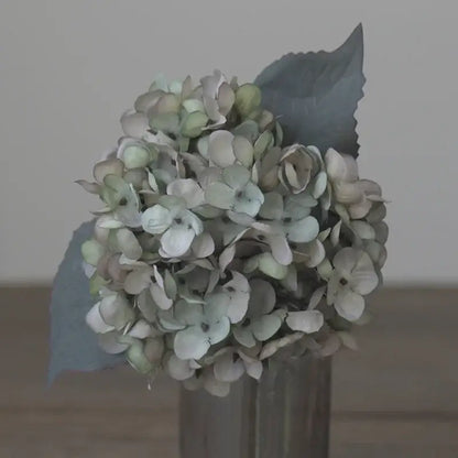 Pink & purple hydrangea silk flower arrangement wedding decor shop