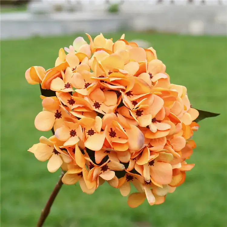 Vibrant assorted artificial hydrangea wedding flowers for living room