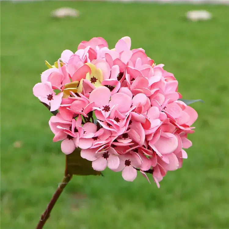 Vibrant assorted artificial hydrangea wedding flowers for living room