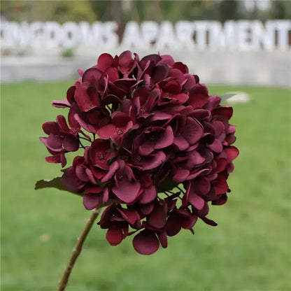 Vibrant assorted artificial hydrangea wedding flowers for living room