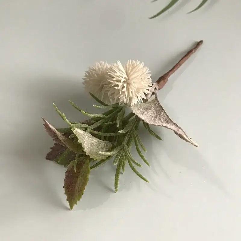 White fluffy simulation bouquet wedding and living room decor