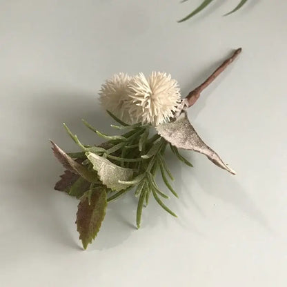 White fluffy simulation bouquet wedding and living room decor
