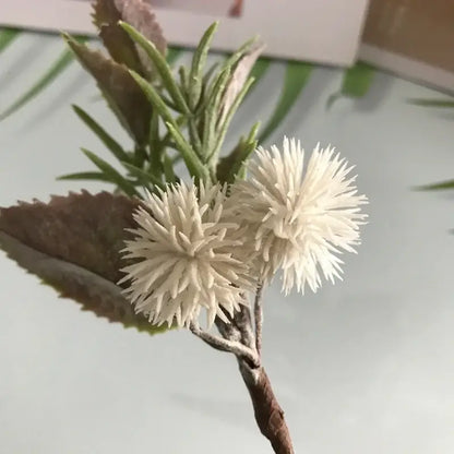 White fluffy simulation bouquet wedding and living room decor