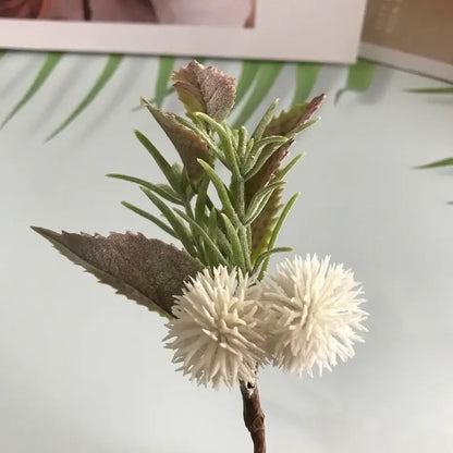 White fluffy simulation bouquet wedding and living room decor