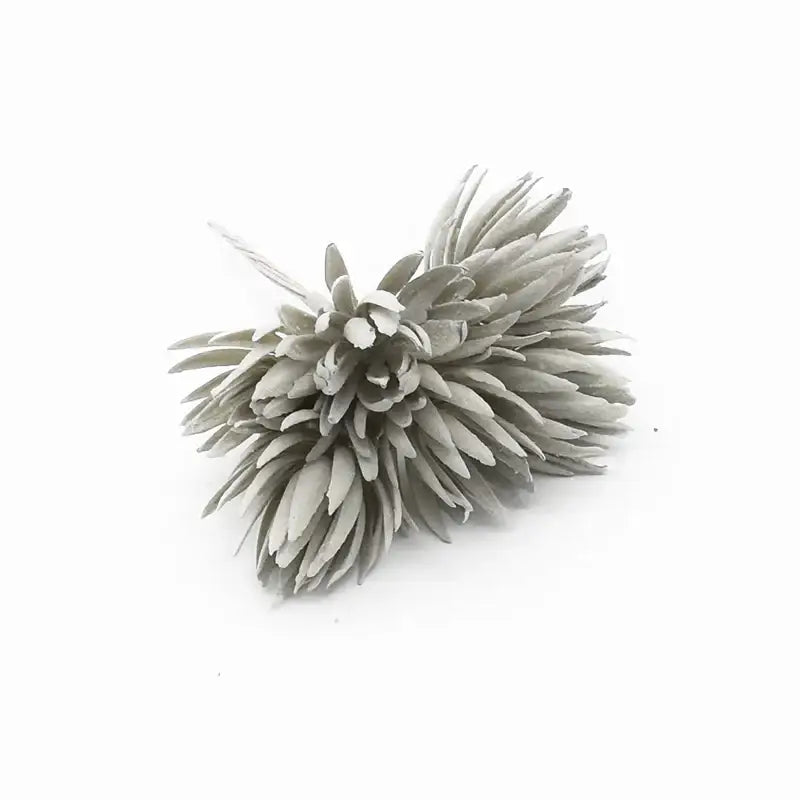 Pastel textured fake flowers living room christmas decor