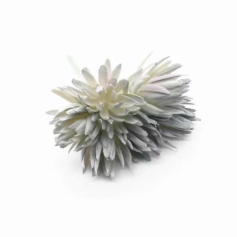 Pastel textured fake flowers living room christmas decor