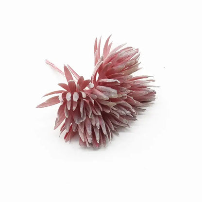 Pastel textured fake flowers living room christmas decor