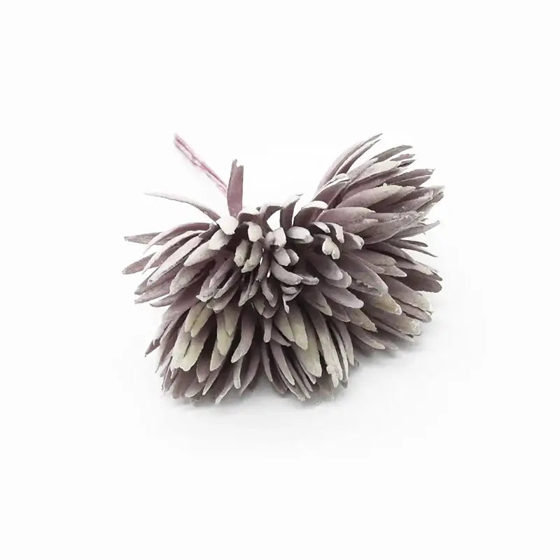 Pastel textured fake flowers living room christmas decor