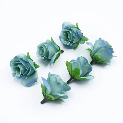 Assorted vibrant artificial roses decorative flowers living room decor