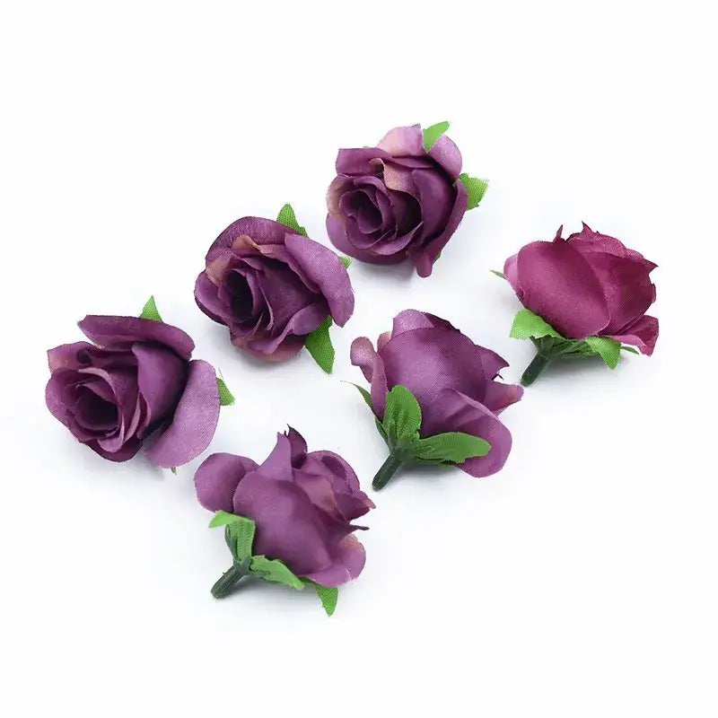 Assorted vibrant artificial roses decorative flowers living room decor