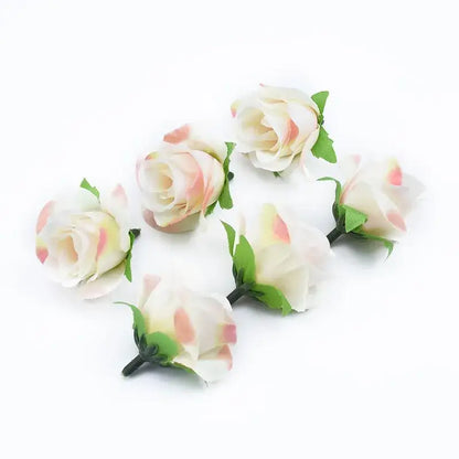 Assorted vibrant artificial roses decorative flowers living room decor