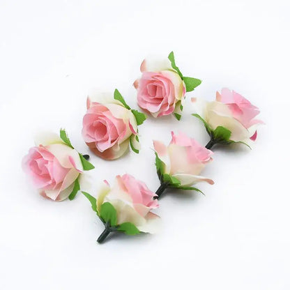 Assorted vibrant artificial roses decorative flowers living room decor