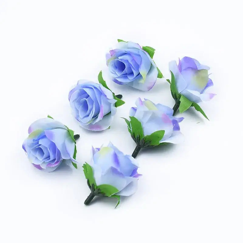 Assorted vibrant artificial roses decorative flowers living room decor