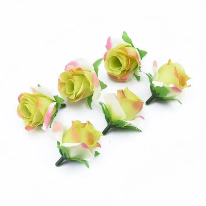 Assorted vibrant artificial roses decorative flowers living room decor