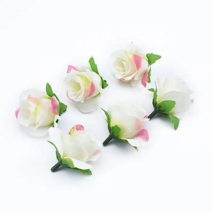 Assorted vibrant artificial roses decorative flowers living room decor