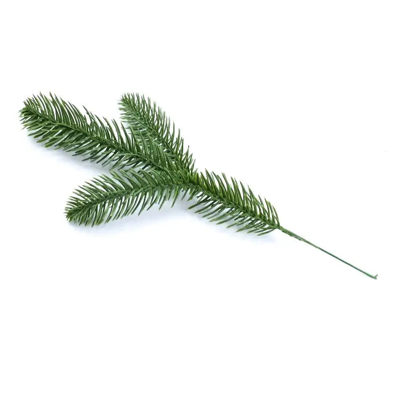 Realistic green pine needle artificial plants living room decor