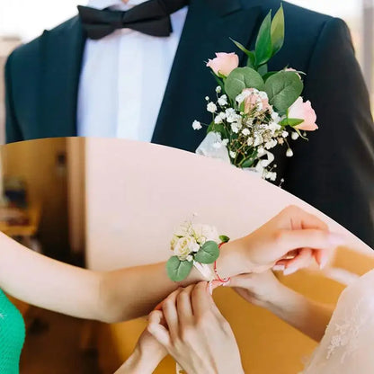 artificial roses and eucalyptus home wedding decor living room