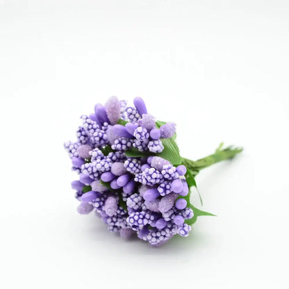 Vibrant assorted artificial stamen flowers for living room decor