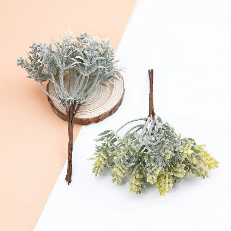 Pastel artificial water grass vase plants for living room decor