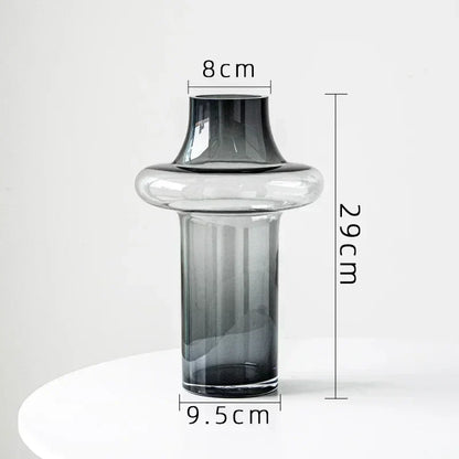 DecorBites™ Artisan Glass Vase for Elegant Home Decor