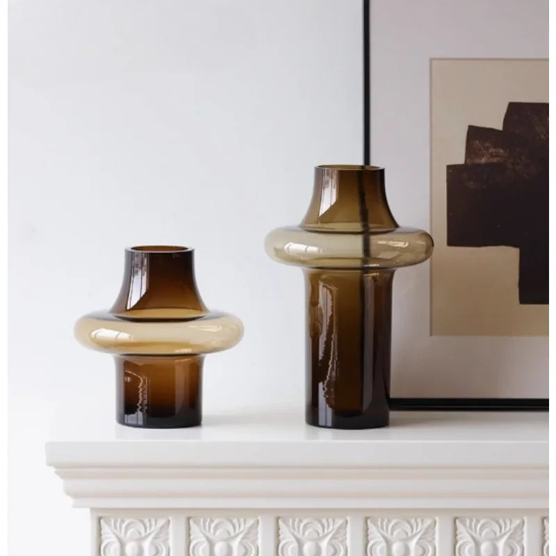 DecorBites™ Artisan Glass Vase for Elegant Home Decor