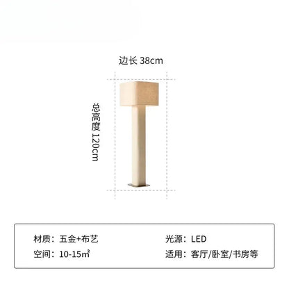Wabi sabi white artistic floor lamp for living room minimalist light