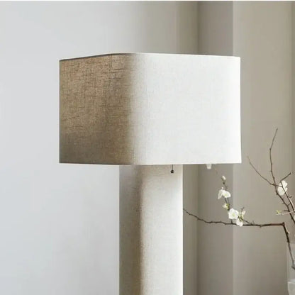 Wabi sabi white artistic floor lamp for living room minimalist light