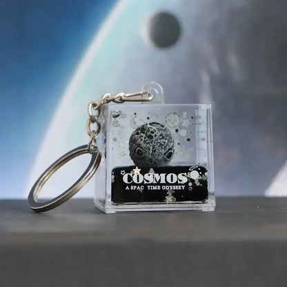 Astronaut drift keychain liquid hourglass stress relief bedroom decor