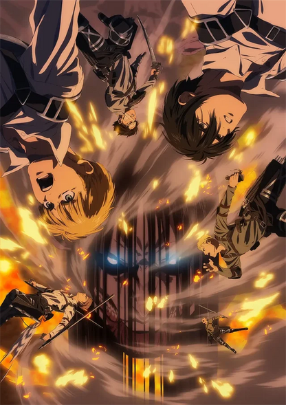 DecorBites™ Attack on Titan Final Season Anime Poster
