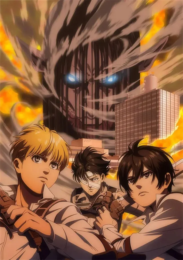 DecorBites™ Attack on Titan Final Season Poster - Anime Kids Room Wall Art