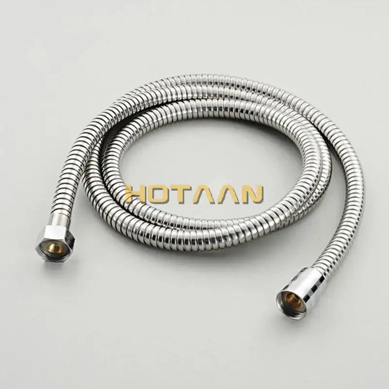 Chrome rainfall shower faucet set with handheld sprayer bathroom
