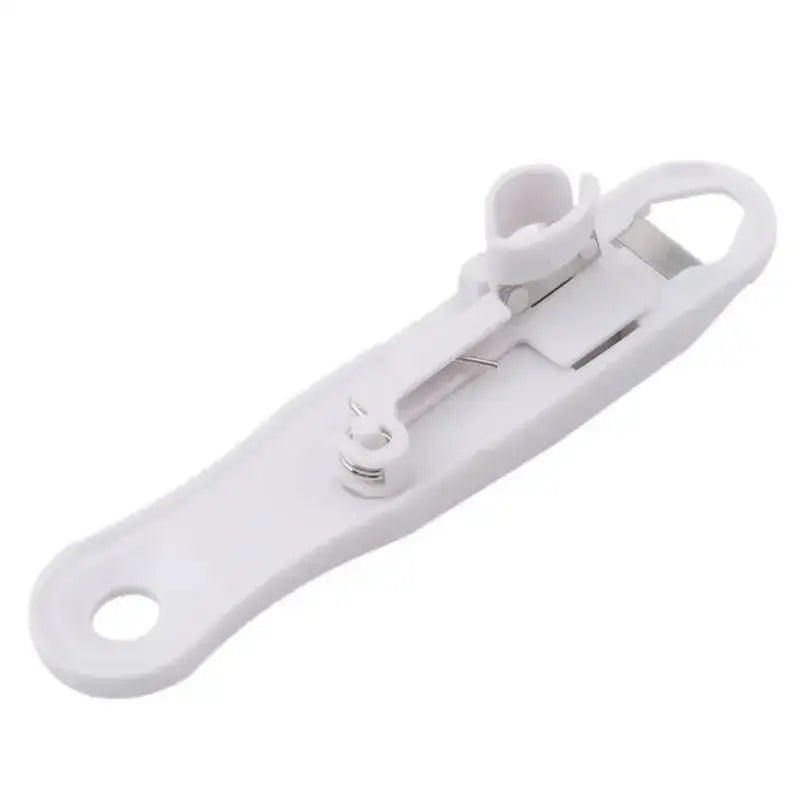 White plastic bean slicer cutter peeler for kitchen green beans